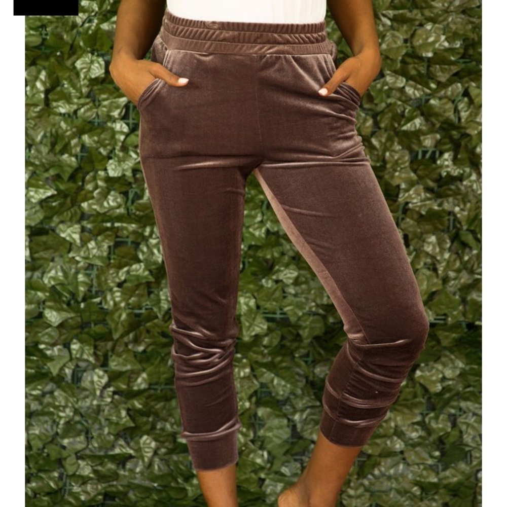 Velour Sweat Pants